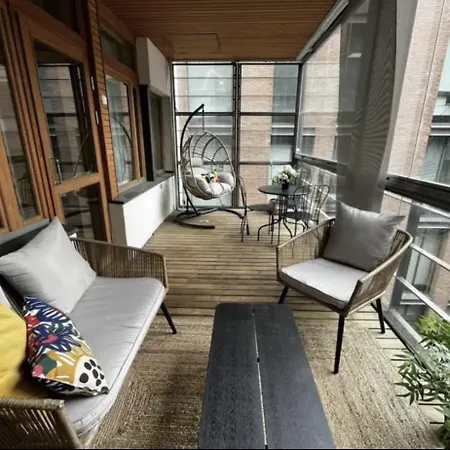 Apartment 2ndhomes Stylish 1br With Balcony And Sauna In Kamppi Center