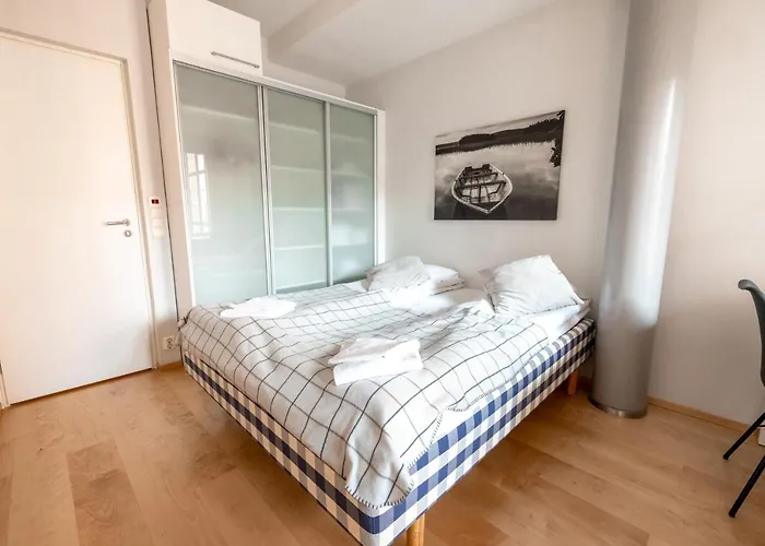 شقة 2ndhomes Stylish 1br With Balcony And Sauna In Kamppi Center هلسنكي